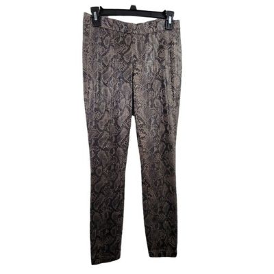 BLANKNYC Shiny Animal Print Pull On Legging Pants Size 25